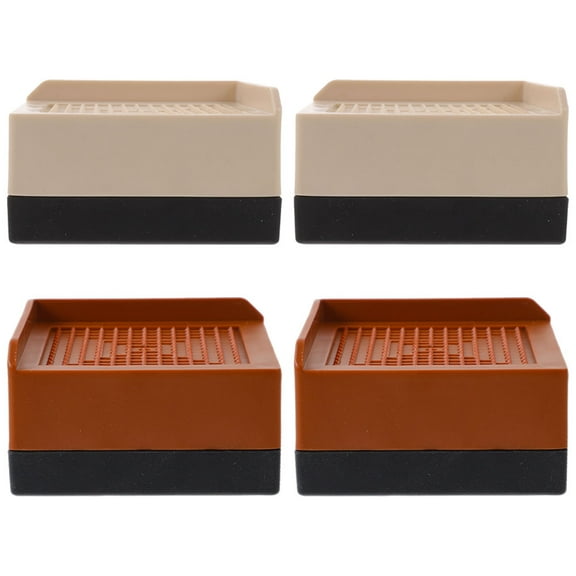 PAMINGONO 4Pcs Assorted Color Furniture Bed Lifters Heavy Duty for Home Use Stable and Wear Resistant