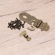 PAMINGONO Notebook Hasps Light Brown Retro Design for Lasting Use in DIY Projects 4Pcs