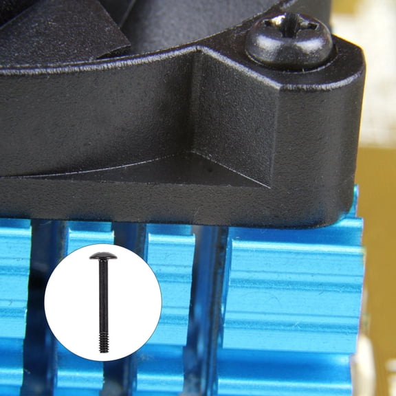 PAMINGONO 50Pcs Iron Computer Fanscrew for PC Assembly