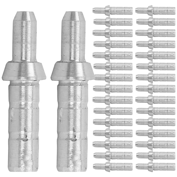 PAMINGONO Protective Plated Silver Aluminum Nock Tail for Archery and Hunting 50Pcs