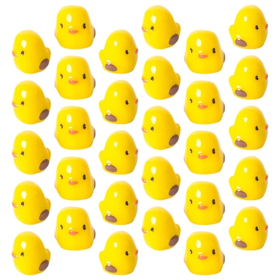 PAMINGONO 50-Piece Tiny Yellow Chicken Figurines, Mini Resin Chicks for , Landscape, Home Decor, Crafts