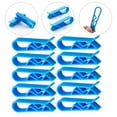 thumbnail image 1 of PAMINGONO 50Pcs Trash Bin Bag Clips with Compact Size for Restaurant and Kitchen in Blue PP, 1 of 8