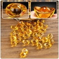thumbnail image 1 of PAMINGONO 5Pcs Citrine Ingot Statue Citrine Craft For Wealth Symbol, 1 of 8