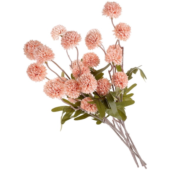 PAMINGONO 5Pcs Material Fake Dandelion Flower Plants for Flower Arrangement and Home Decor