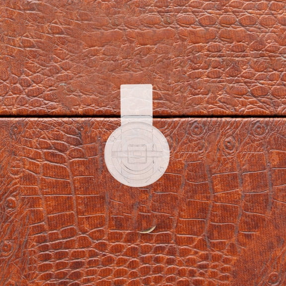 PAMINGONO Acrylic Mini Buckle Latch Simple Design Transparent Office Use 5Pcs 0.6*1.2*1.2In