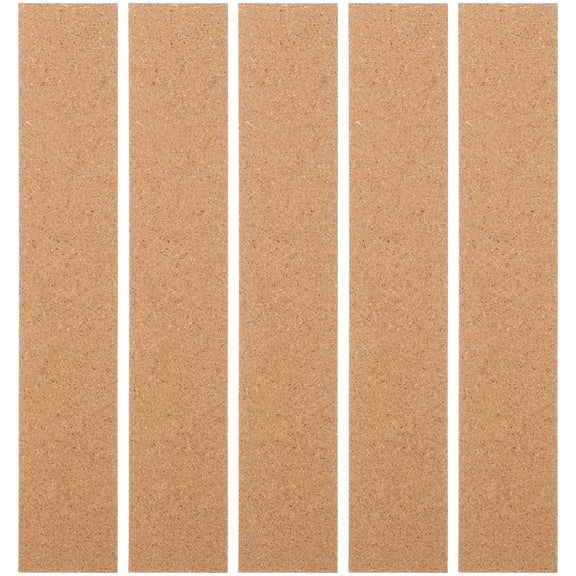 PAMINGONO 5Pcs Self-Adhesive Cork Board Strips for Leave Messages in Classroom