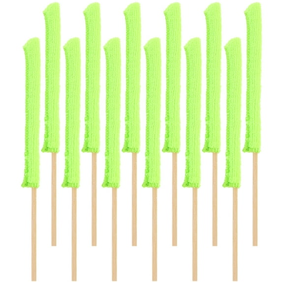 PAMINGONO 12Pcs Glass Cup Cleaner Soft Cleaning Brush for Cups Green Professional Design