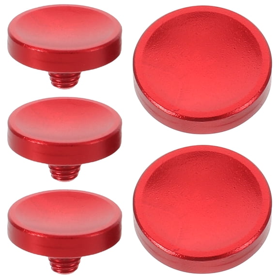 PAMINGONO 5Pcs Camera Shutter Release Button Red Metal Replacement for Dslr and Film Cameras