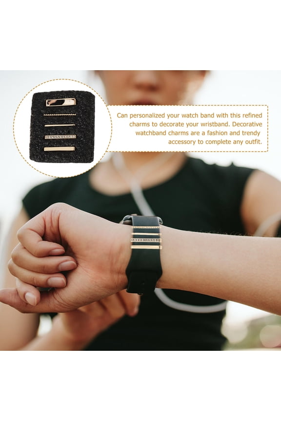 5-Pack Watch Band Charms Assorted Colors Stylish Decorative Accessories for Watch Straps