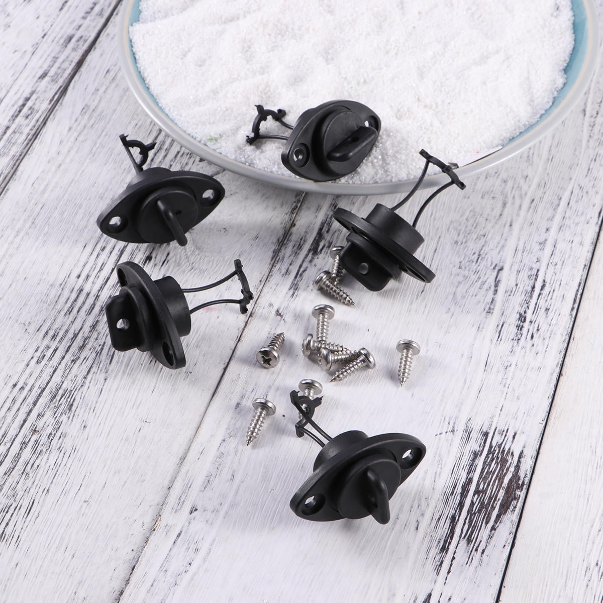 PAMINGONO 5Set Scupper Plugs for Boat and Kayak Black ABS - Walmart.com