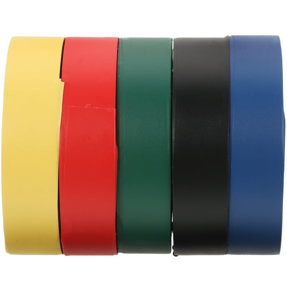 PAMINGONO 5pcs Multi Functional Electrical Tape Fire Resistant Drum Sticky Tape For Indoor Outdoor Use Includes