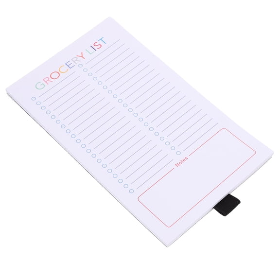 PAMINGONO Portable Shopping Notepads Notepad Multi-Colored Paper 1Pcs