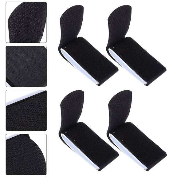 PAMINGONO 6Pcs Black Snowboard Bindings for Skiing Board, Reliable Outdoor Strap