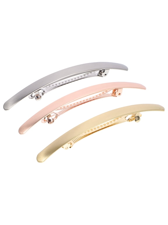 6 Pcs Assorted Color Non- Hair Clips, Ponytail Holders for Women and Girls, Daily Hair Styling Accessories