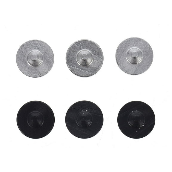 PAMINGONO 6Pcs Delicate Soft Shutter Release Button Convex Surface Shutter Button for Photographers 1.00X1.00X0.70cm