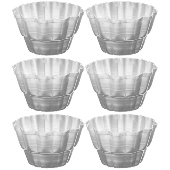 PAMINGONO Aluminum Baking Mini Pudding Pan 6pcs