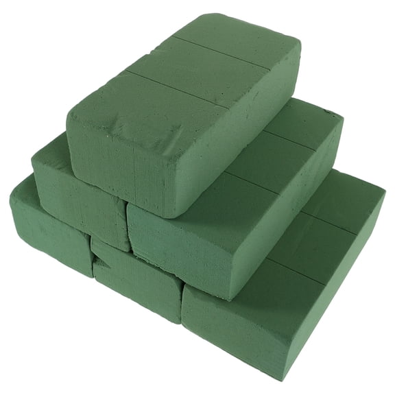 PAMINGONO 6-Pack Floral Foam Blocks for Flower Arrangements, Wedding, Party, Home Decor, and Event