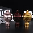thumbnail image 1 of PAMINGONO Rose Roman Curtain Rod Fittings Plastic 6 Pieces for Bedroom Window Drapery Hardware, 1 of 8