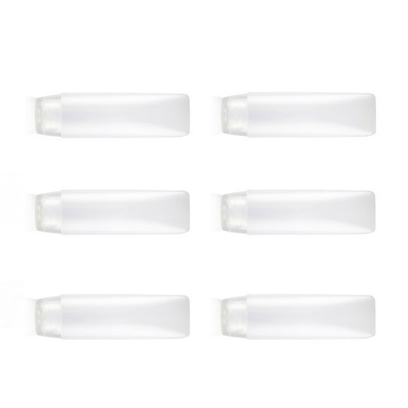 PAMINGONO 6Pcs Refillable Travel Bottles Cosmetics Storage Bottle Transparent Hdpe Silicone 30ml For Diy Samples
