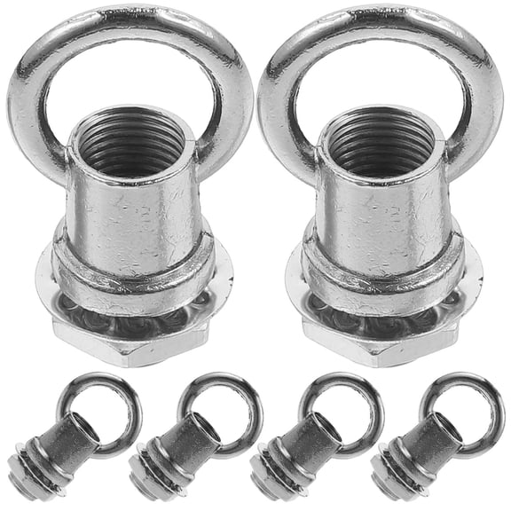 PAMINGONO 6pcs Decorative Ceiling Hook Silver Metal for Hanging Solutions in DIY Projects