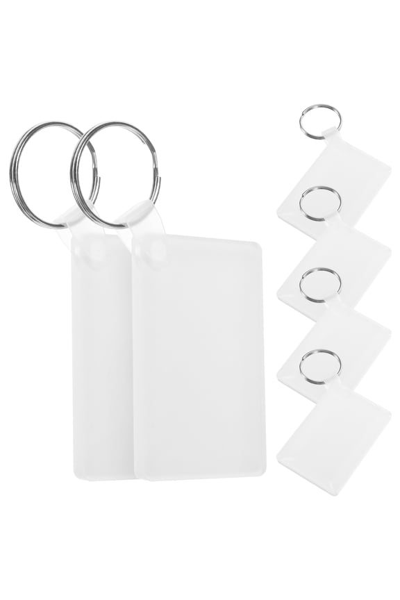 6pcs Blank Keychains For Diy Crafts Sublimation Decor Keychain Blanks For And Creative Projects