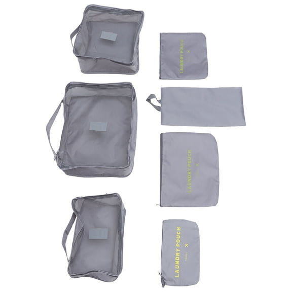 PAMINGONO 7Pcs Oxford Cloth Packing Cubes for Suitcase Clothes Organizer Luggage