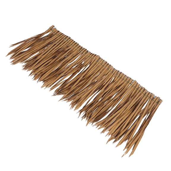 PAMINGONO Palapa Thatch Roofing Simulated Thatch Roof Light Brown Pe 1Pack