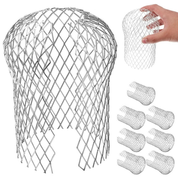 PAMINGONO Downspout Screen Gutter Guards Mesh 8Pcs 5.74X3.73X3.73in