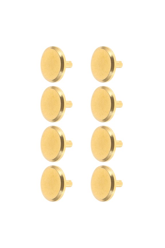 8-Piece Wall Clock Second Hand Caps Set with Copper Quartz Movement Parts for Clock Repair and Replacement