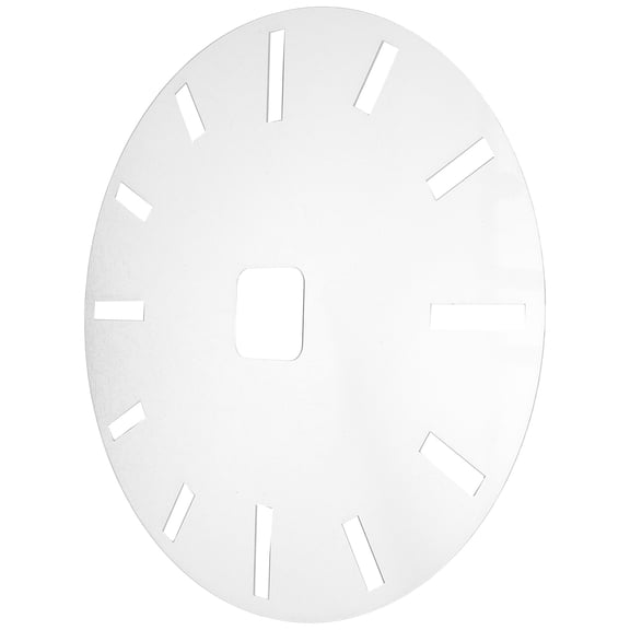 PAMINGONO Acrylic Clock Template for Face Router, Woodworking Crafting Tool, Precision Layout Guide for Wood Projects