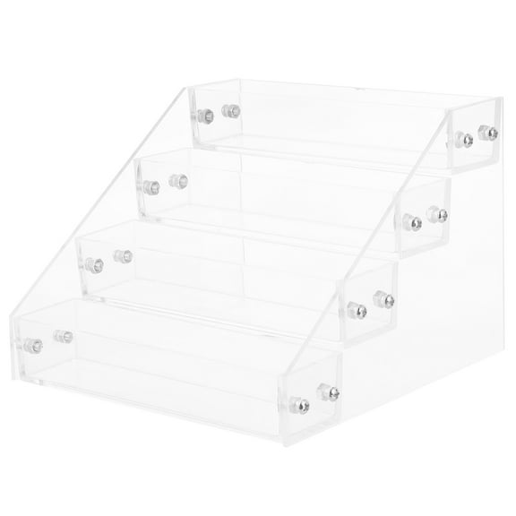 PAMINGONO Table Top Manicure Stands Nail Polish Organizer Transparent 1Pack 12.0X6.3X4.7In