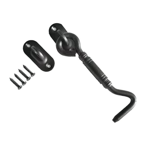 PAMINGONO American Style Door Lock 1Pack for Sliding and Barn Doors in Black