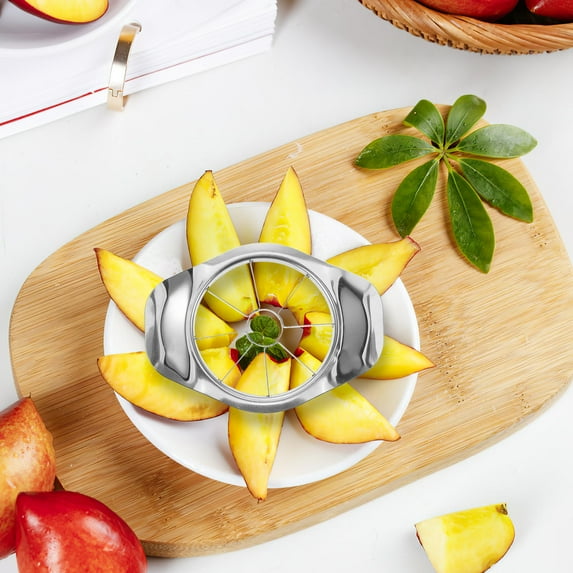 PAMINGONO Apple Slicer and Corer Stainless Steel Kitchen Tool Silver 1Pcs
