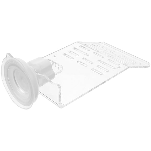 PAMINGONO Aquatic Turtle Ramp Basking 1Pcs Plastic Transparent Floating Platform For Turtle .50X9.00X5.50Cm