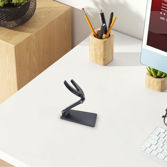 PAMINGONO Adjustable Black ABS Barcode Scanner Holder Stand for Desk - Support Mount, 1 Set