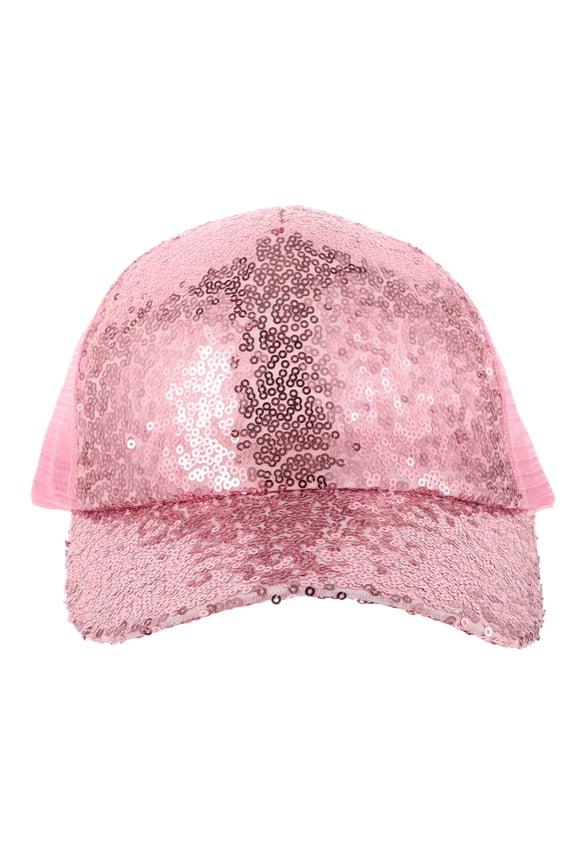 Baseball Hat for Women Pink Polyester UV Protection for Vacations and Outdoor Activities 1Set