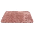 thumbnail image 1 of PAMINGONO Bath Mats For Bathroom Pink Polyester Fiber Nonslip Absorbent Rectangular Plush Microfiber 80X50X3CM 1Pack, 1 of 8