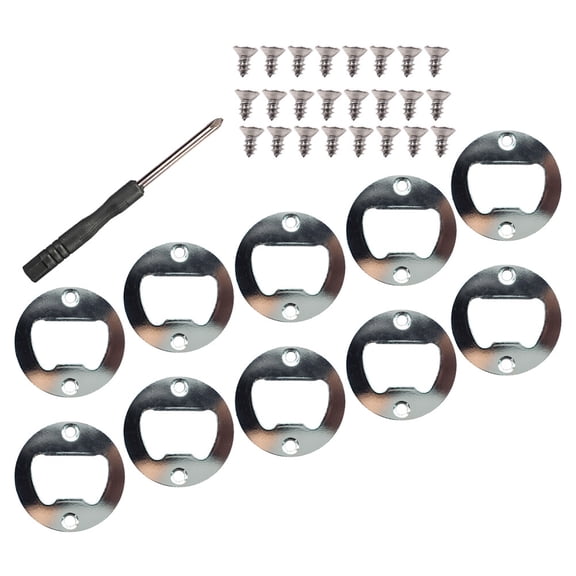 PAMINGONO Stainless Steel Bottle Opener Kit, Lightweight Parts Set for Crafting Custom and Unique Openers