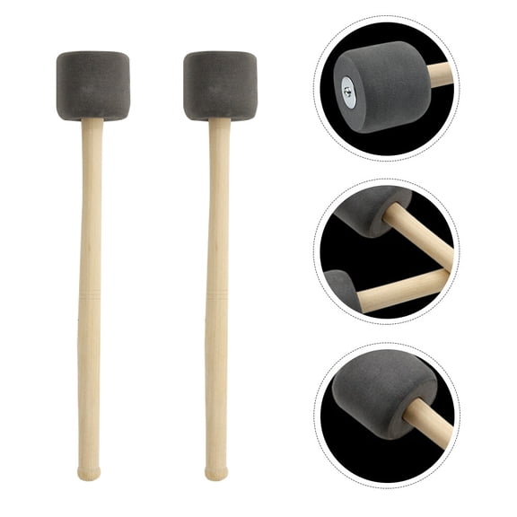 PAMINGONO Beige Drumsticks 2Pcs for Intermediate Players and Professional Use