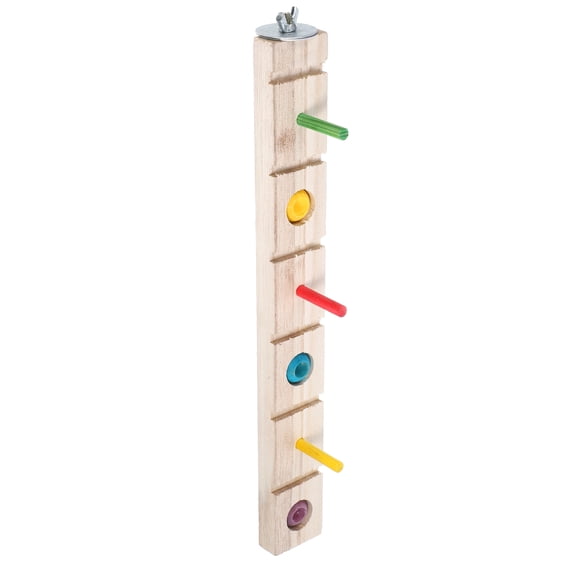 PAMINGONO Bird Play Stand Wooden Multi Perch for Entertainment and Resting 1Pack