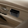 thumbnail image 1 of PAMINGONO 2Pcs Black Car Storage Organizer with Adhesive Mount for Tickets Receipts and Phone Holder, 1 of 8