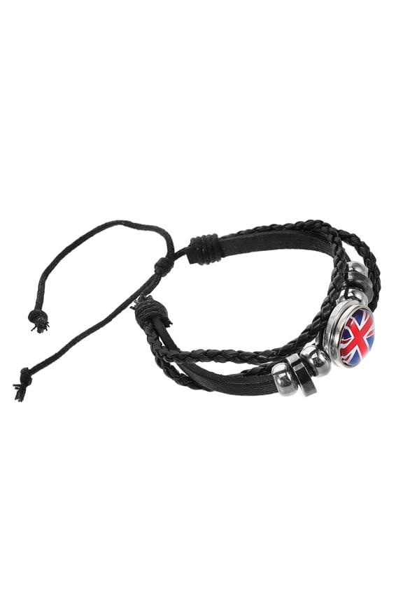 Soccer Bracelet Black Weaving Time Design Comfortable for All