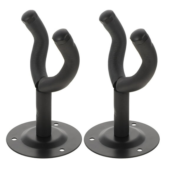 PAMINGONO 2 Sets of Guitar Accessory Hangers Iron Wall Hooks for Instrument Owners