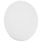 PAMINGONO Blank Oval Oil Painting Canvas with Linen Frame White Canvas Panel for Acrylic and Oil Artists