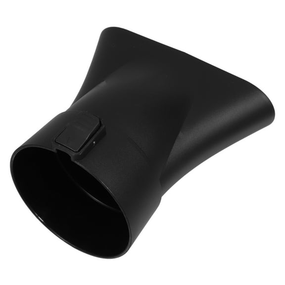 PAMINGONO Black Blower Flat Nozzle Attachment for Leaf Blower Car Drying Replacement Lightweight Accessory