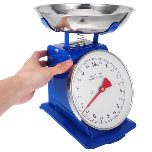 PAMINGONO Vintage Analog Kitchen Scale with Removable Tray for Precise Food Weighing