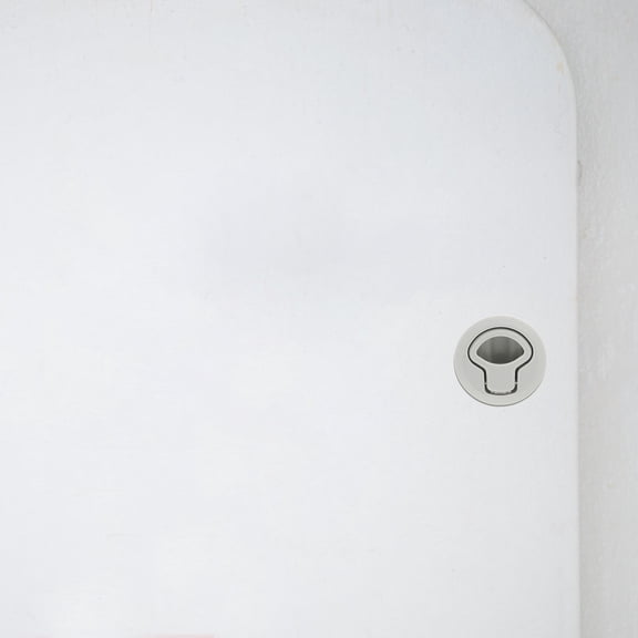 PAMINGONO Boat Hatch Latch 2 Sets Round Flush Pull Locking for Marine Use Home Office 6.10X6.10X3.50CM