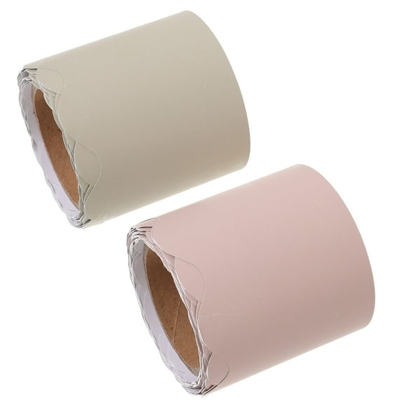 PAMINGONO Scalloped Bulletin Board Border Trim Assorted Color for Bulletin Decor Doors Whiteboard Party