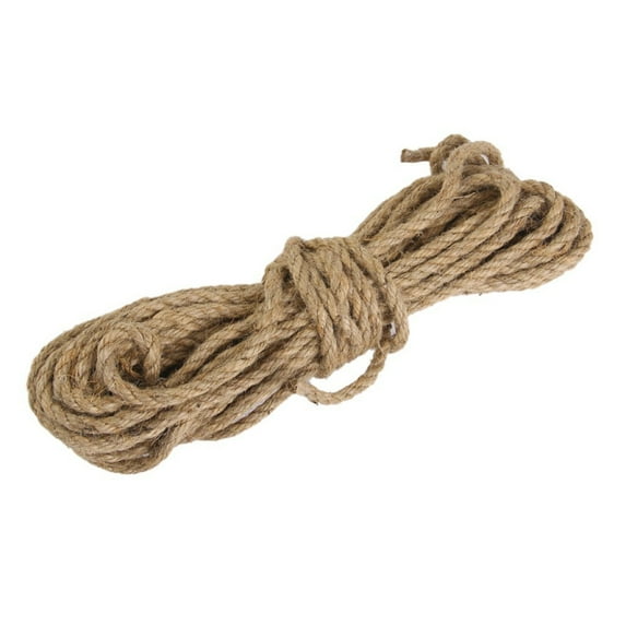 PAMINGONO 1Pc Cuttable Jute Rope Khaki Twine for Crafts, Packaging, Decorative Use and Home Projects