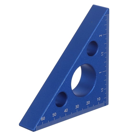 PAMINGONO Compact Aluminum Carpenter Ruler for Woodworking with Precision Right Angle Measurement